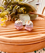 Load image into Gallery viewer, Floral Bookstack Dangle
