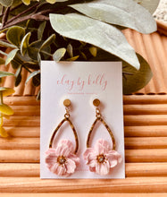 Load image into Gallery viewer, Pink Elaine Floral Dangle