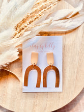 Load image into Gallery viewer, Plain Brass Arch Dangles - 3 Colors