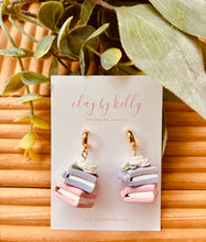 Load image into Gallery viewer, Floral Bookstack Dangle