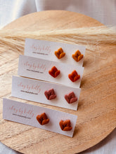 Load image into Gallery viewer, Leaf Studs (4 Colors)
