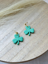 Load image into Gallery viewer, Seagreen Shamrock Dangle
