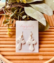 Load image into Gallery viewer, White Cross Dangle (2 Styles)
