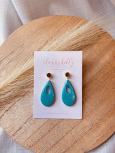 Load image into Gallery viewer, Turquoise Teardrop Dangle
