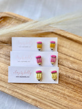 Load image into Gallery viewer, Pencil Studs (3 Colors)
