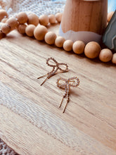 Load image into Gallery viewer, Rhinestone Bow Stud
