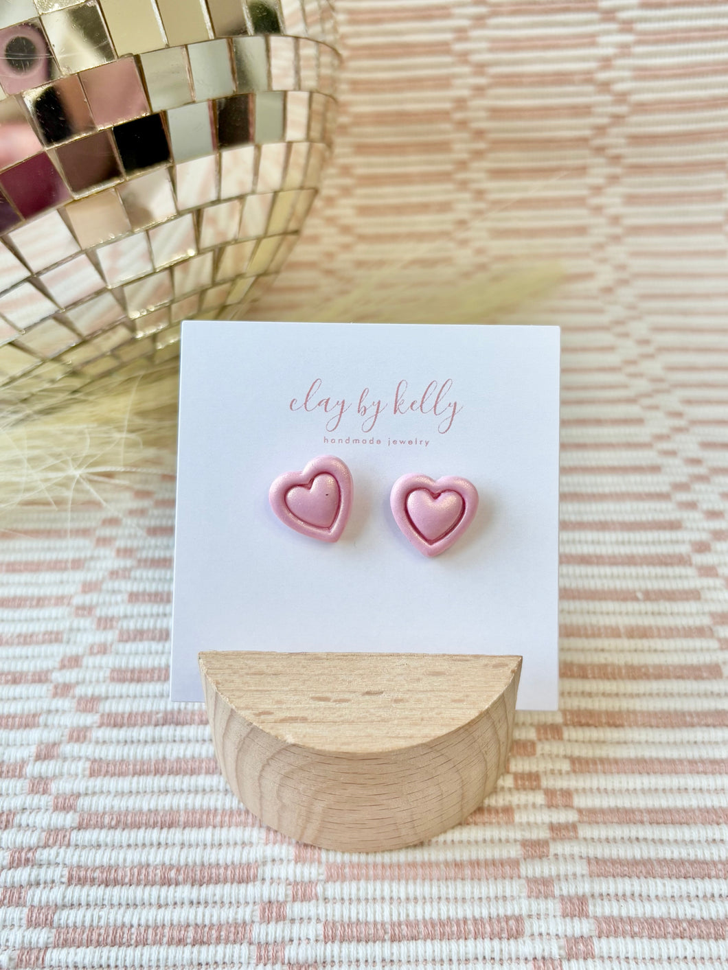 Small Heart Stud (3 Colors)