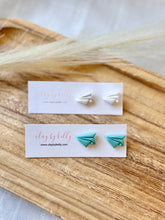 Load image into Gallery viewer, Paper Airplane Studs (2 Colors)
