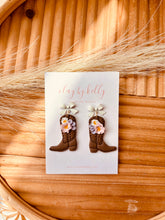 Load image into Gallery viewer, Floral Cowgirl Boot Dangle
