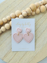 Load image into Gallery viewer, Double Heart Dangle
