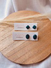 Load image into Gallery viewer, Marbled Turquoise Studs (2 Styles)
