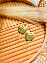 Load image into Gallery viewer, Brittiany Boho Dangle (Olive)
