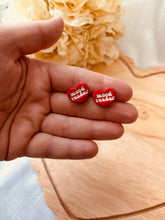 Load image into Gallery viewer, Bookish Heart Studs
