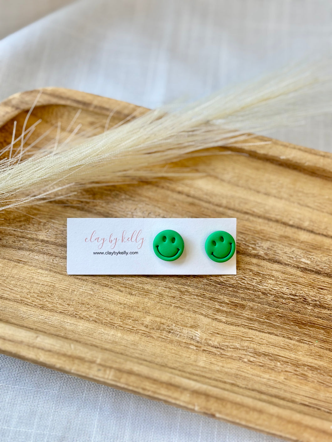 Smiley Studs (7 Colors)