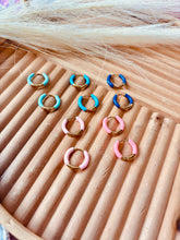 Load image into Gallery viewer, Color Pop Hoops (5 Colors)
