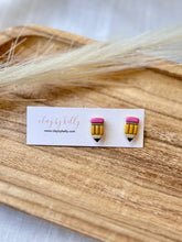 Load image into Gallery viewer, Pencil Studs (3 Colors)
