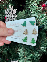 Load image into Gallery viewer, Christmas Tree Studs (3 Colors)
